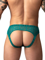 Male Power Ripple Moon Jockstrap - Teal