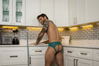Male Power Ripple Moon Jockstrap - Teal