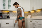 Male Power Ripple Moon Jockstrap - Teal