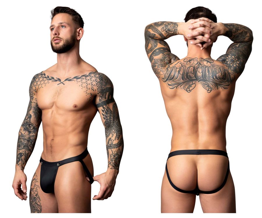 Male Power Oh Snap Snap Off Jock - Black