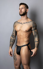 Male Power Oh Snap Snap Off Jock - Black