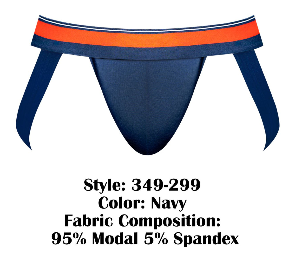Male Power Soo Cumfy Jockstrap - Navy