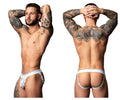 Male Power Soo Cumfy Jock - White-Black