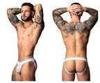 Male Power Soo Cumfy Jock - White-Black