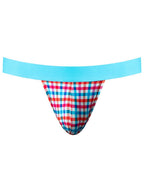 Male Power So Comfy Gingham Jock - Gingham Print