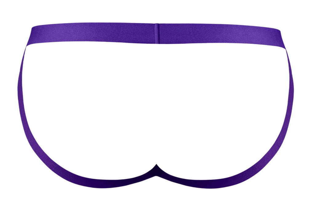 Male Power Eggplant Crossover Jock - Plum