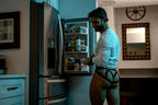 Male Power Mesh 2 Strappy Ring Jockstrap - Black