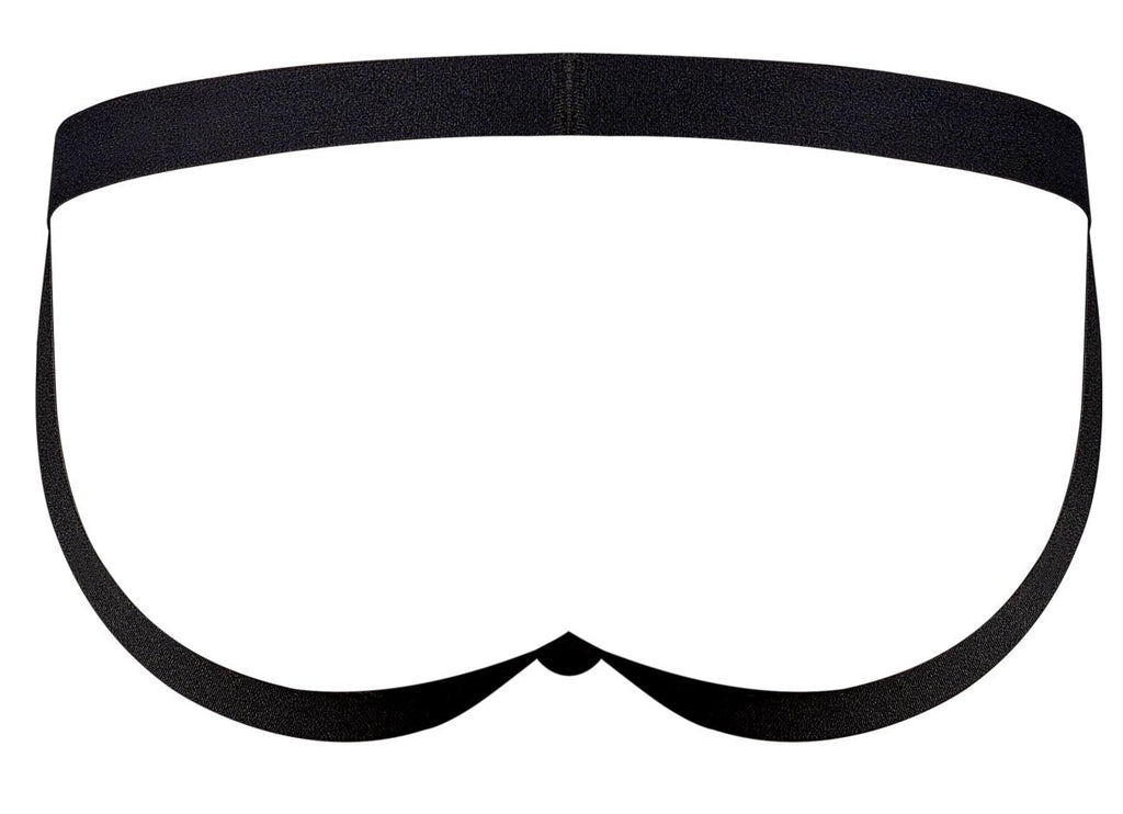Male Power Love Star Jock with Ring - Black