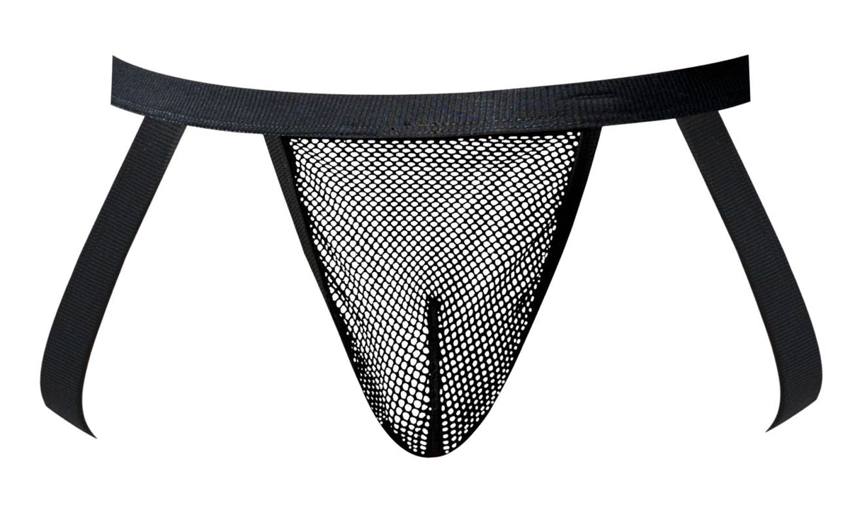 Male Power Fishnet 2 Jockstrap - Black
