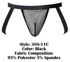 Male Power Fishnet 2 Jockstrap - Black