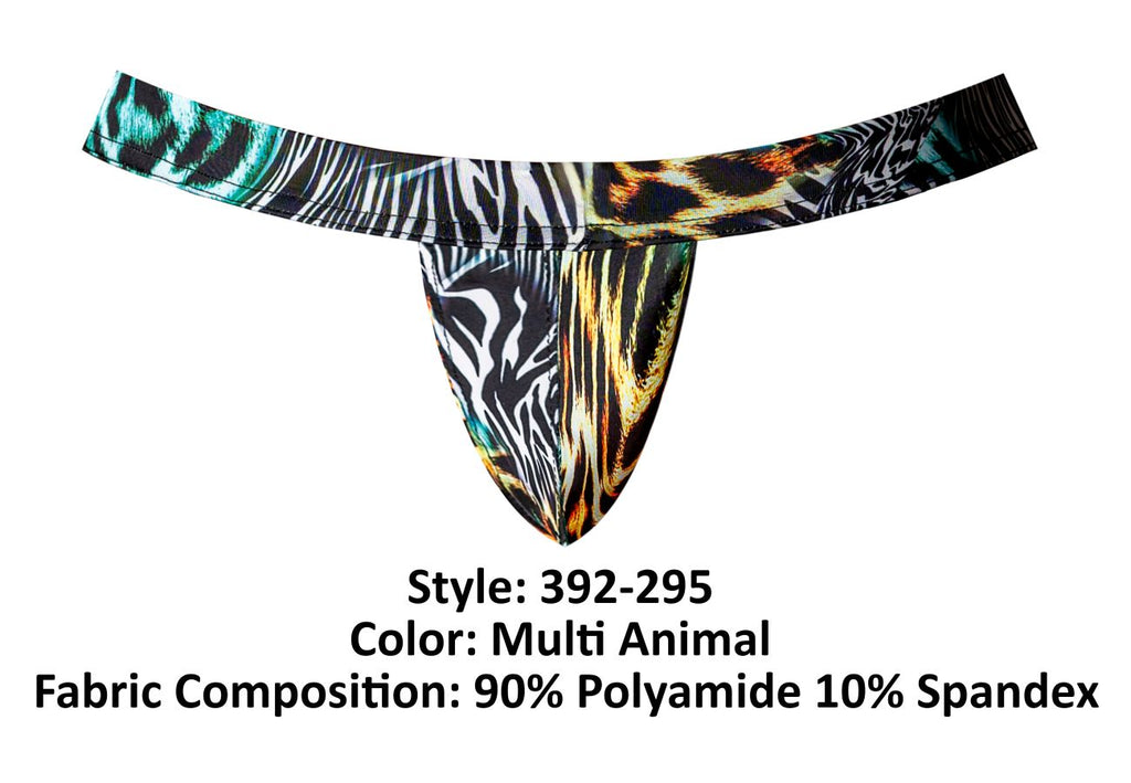 Male Power Go Wild Sport Jock - Multi Animal