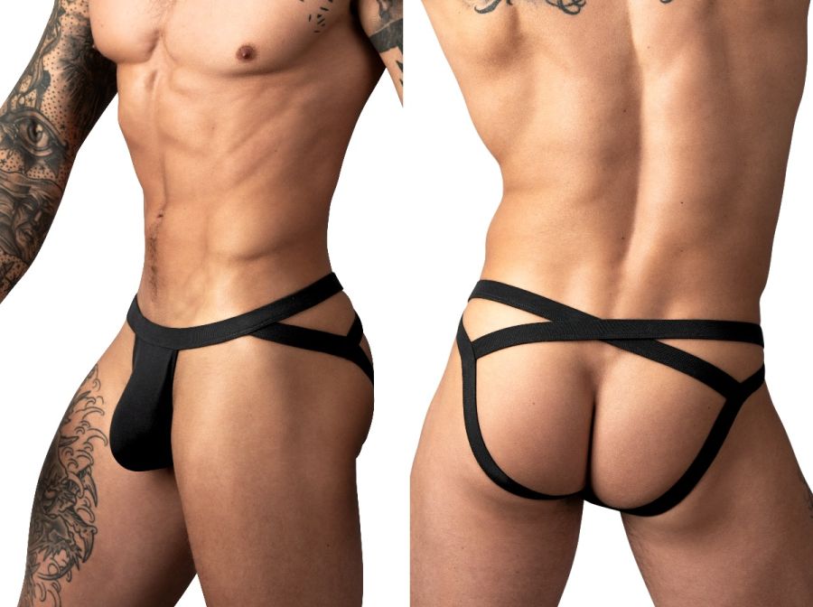 Male Power Eco Cozy Jockstrap - Black