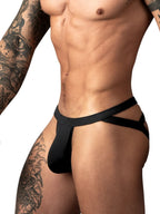 Male Power Eco Cozy Jockstrap - Black