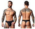 Male Power Oh Snap Snap off Thong - Black