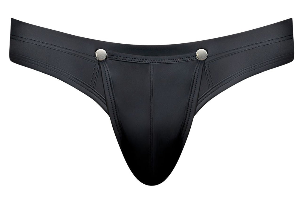 Male Power Oh Snap Snap off Thong - Black