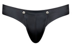 Male Power Oh Snap Snap off Thong - Black