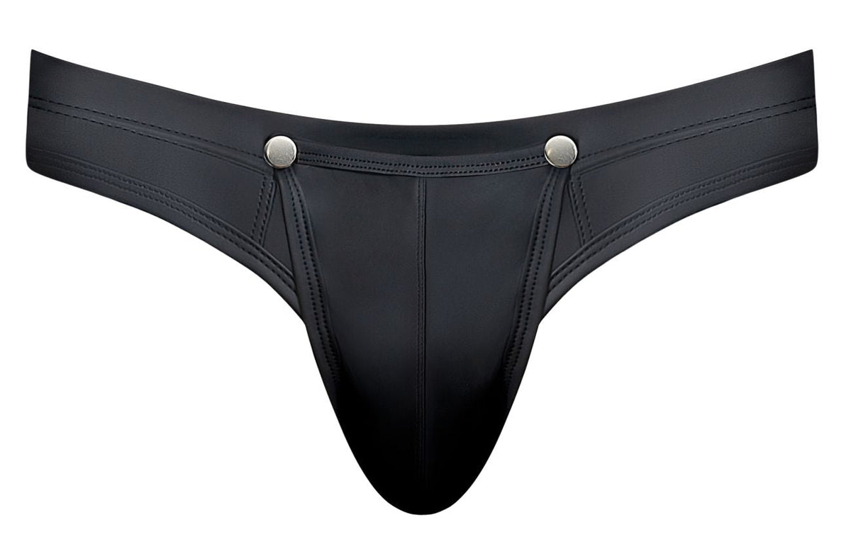 Male Power Oh Snap Snap off Thong - Black