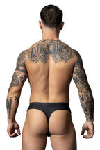 Male Power Oh Snap Snap off Thong - Black