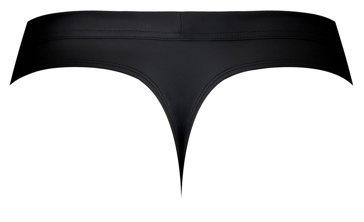 Male Power Oh Snap Snap off Thong - Black