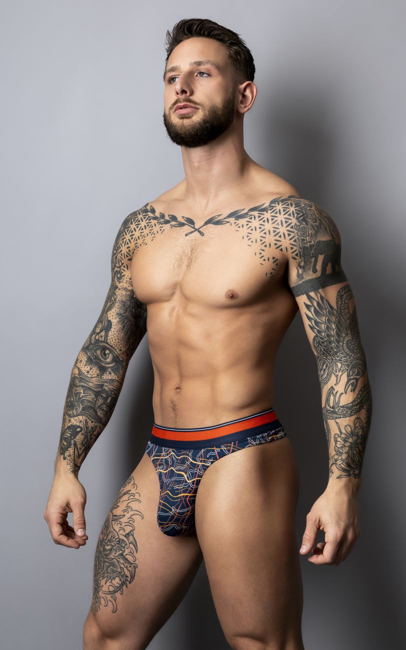 Male Power Soo Cumfy Thongs - Navy