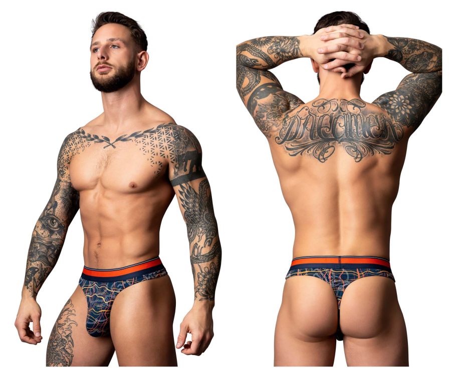 Male Power Soo Cumfy Thongs - Navy