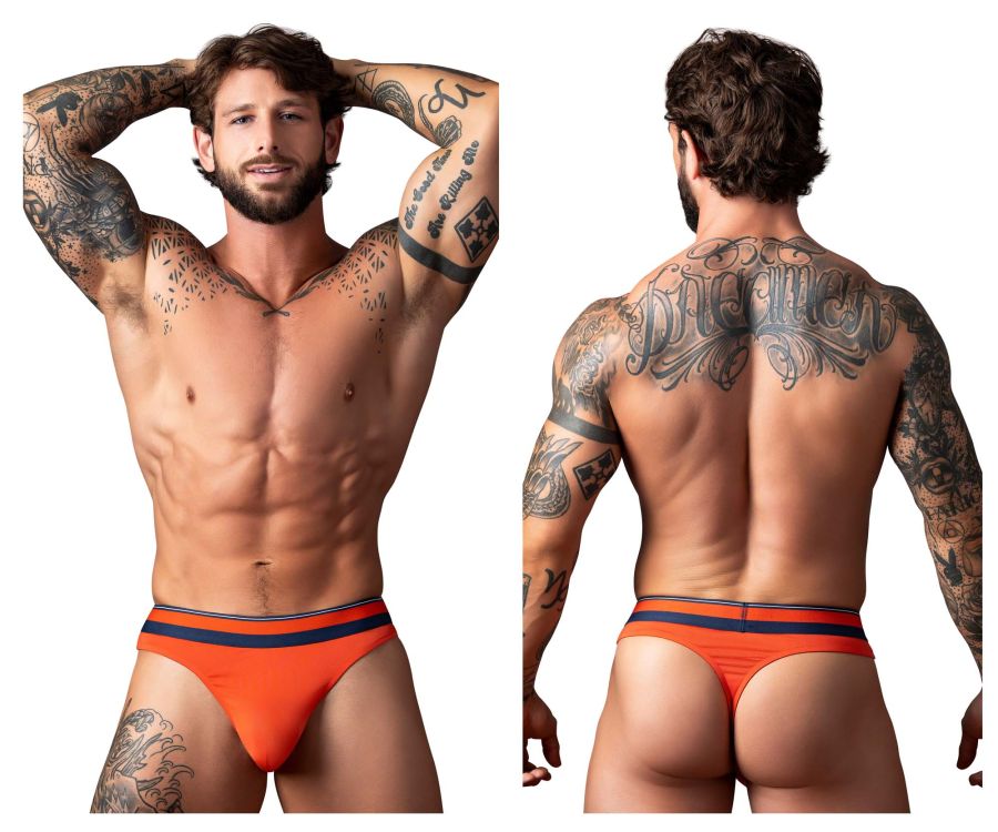 Male Power Soo Cumfy Thongs - Orange