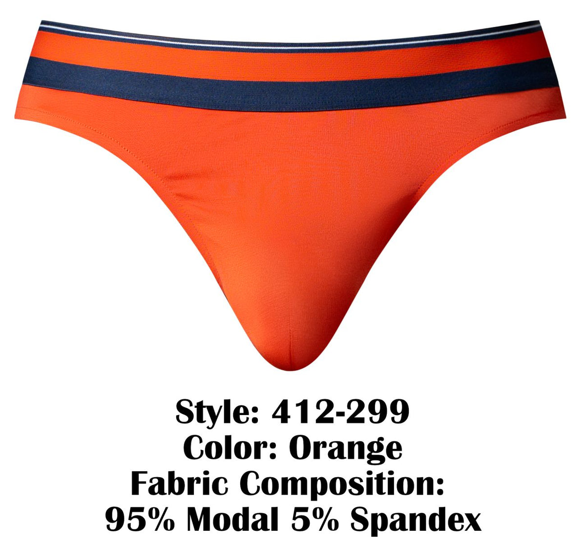 Male Power Soo Cumfy Thongs - Orange