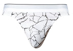Male Power Soo Cumfy Thong - White-Black