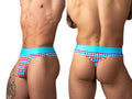 Male Power So Comfy Gingham Thong - Gingham Print