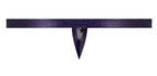 Male Power Love Star Thong with Ring - Purple