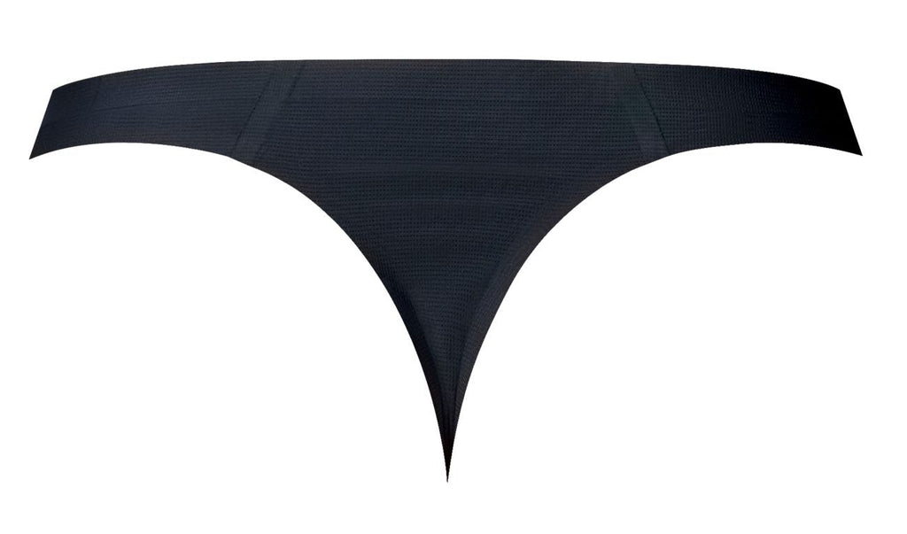 Male Power Hot Mesh Bong Thong - Black-Red