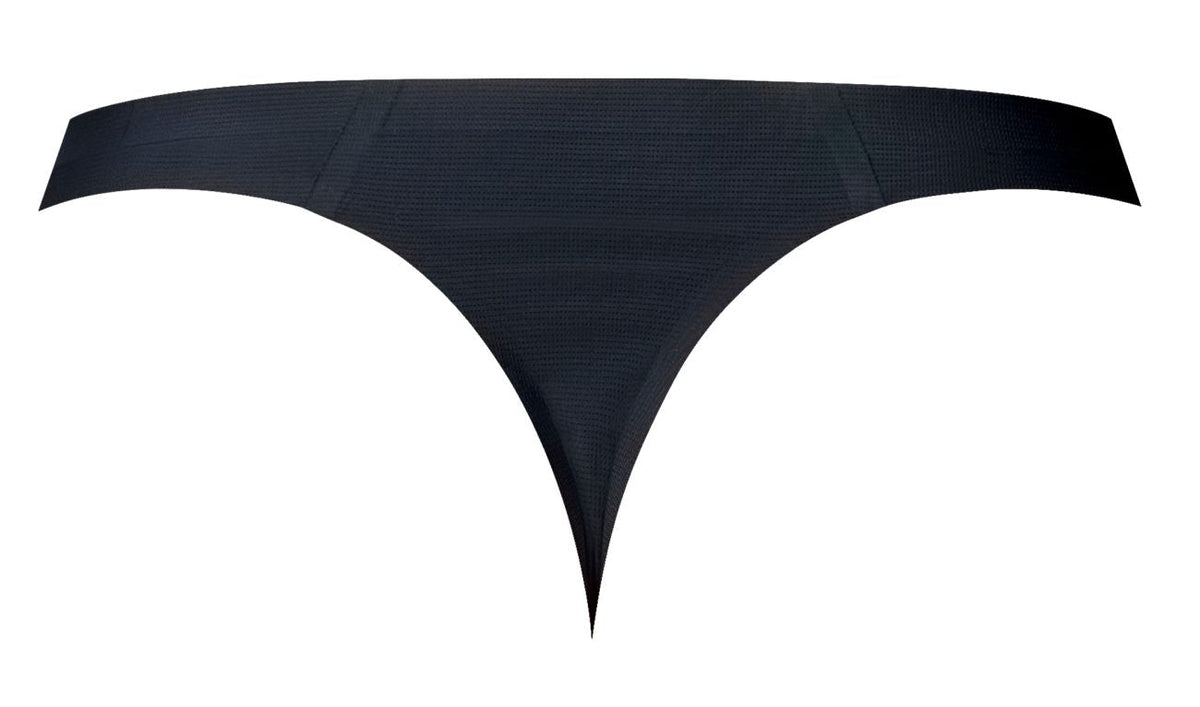 Male Power Hot Mesh Bong Thong - Black-Red