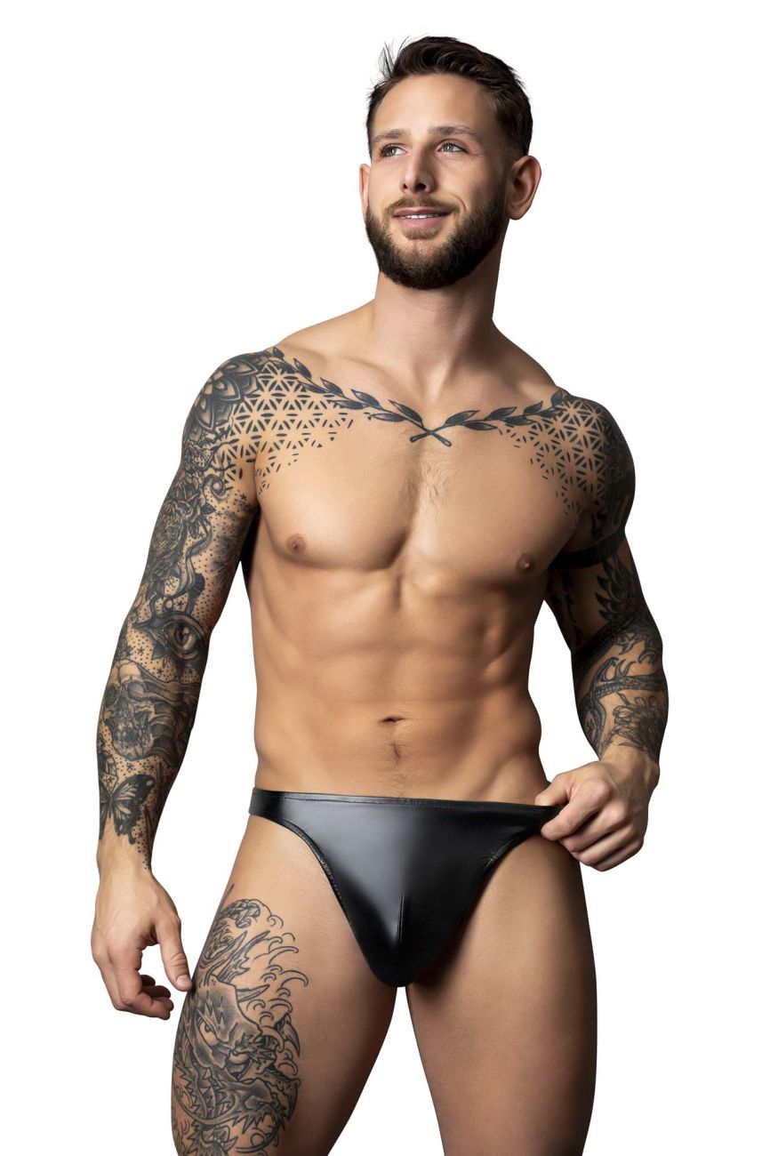 Male Power Liquid Onyx Bong Thong - Black