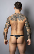 Male Power Liquid Onyx Bong Thong - Black