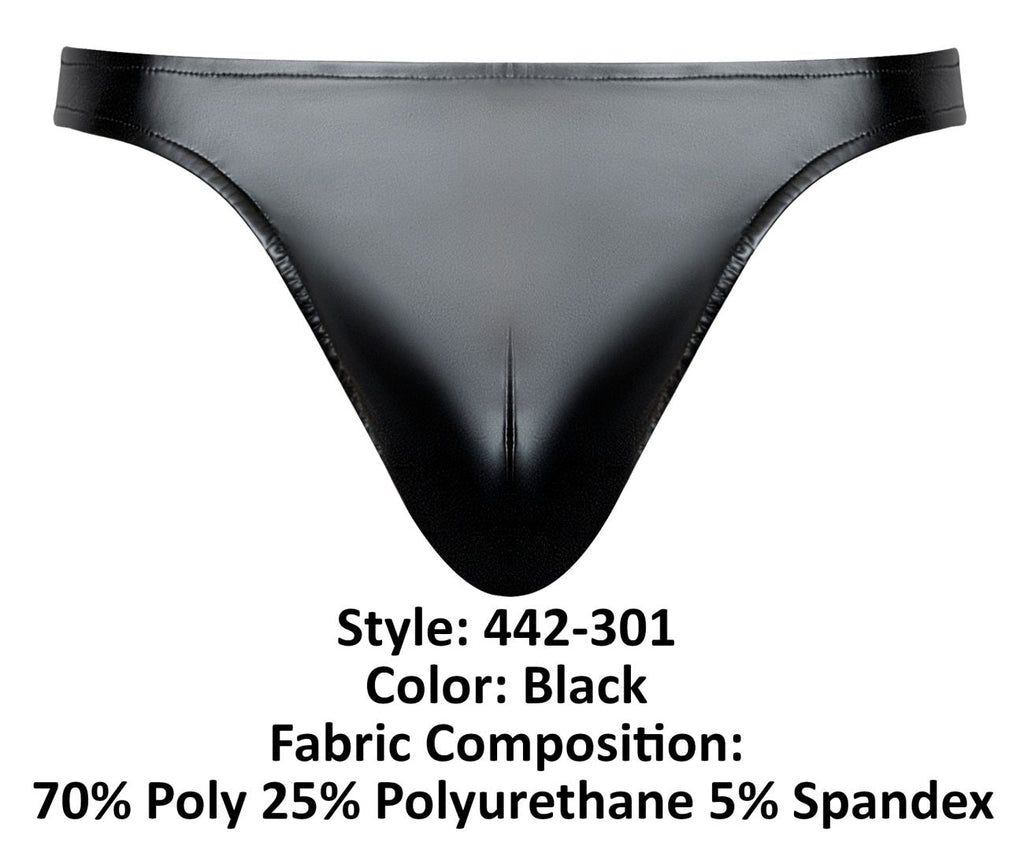 Male Power Liquid Onyx Bong Thong - Black