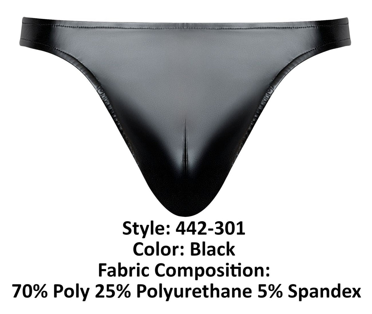 Male Power Liquid Onyx Bong Thong - Black