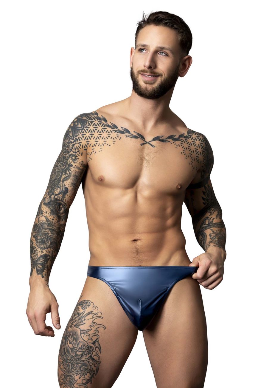 Male Power Liquid Onyx Bong Thong - Blue