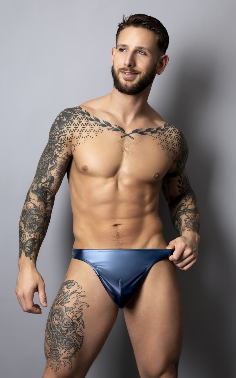 Male Power Liquid Onyx Bong Thong - Blue