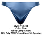 Male Power Liquid Onyx Bong Thong - Blue