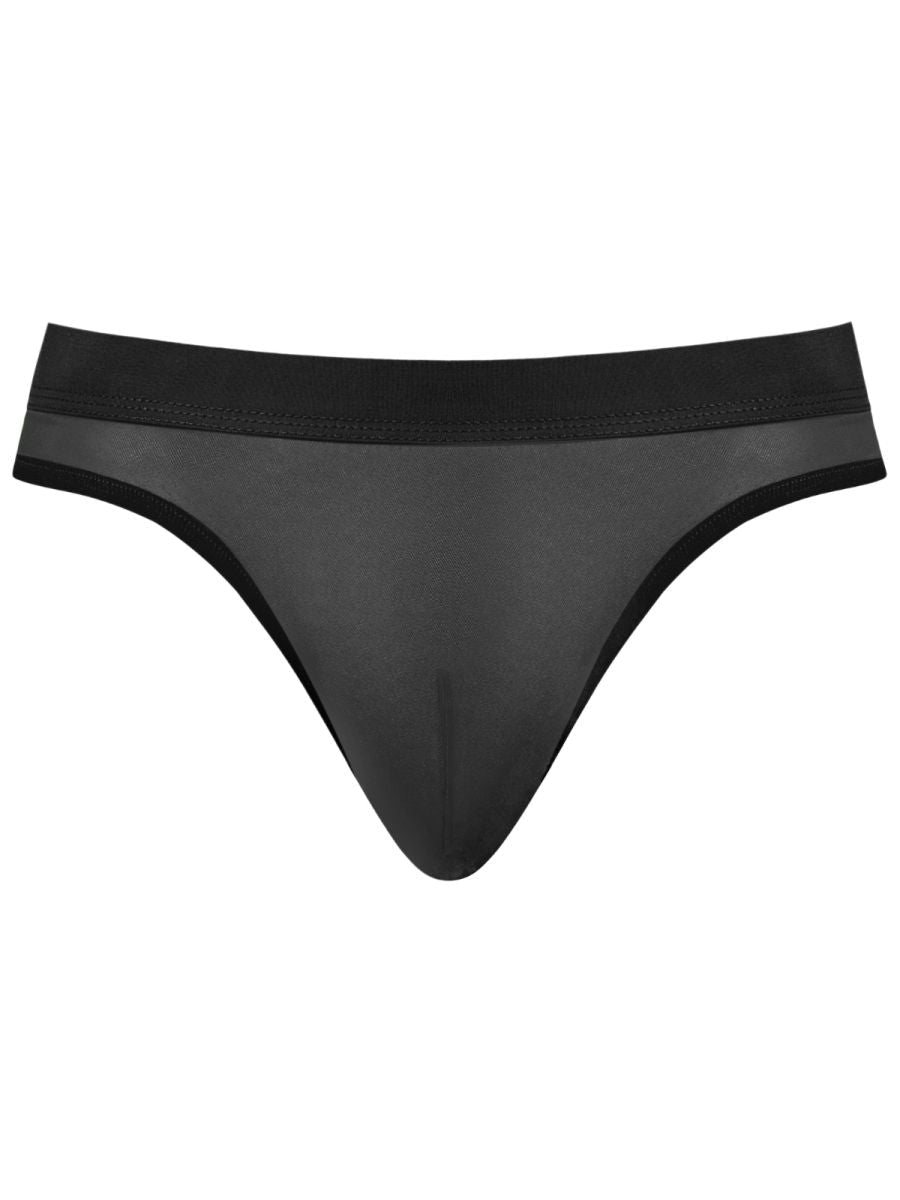 Male Power Mesh 2 Bong Thong - Black