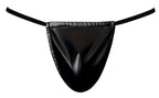 Male Power Liquid Onyx G-String - Black