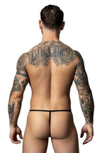 Male Power Liquid Onyx G-String - Black