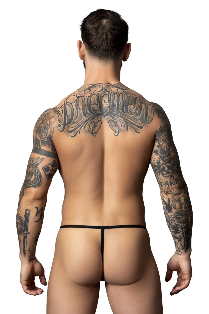 Male Power Liquid Onyx G-String - Blue