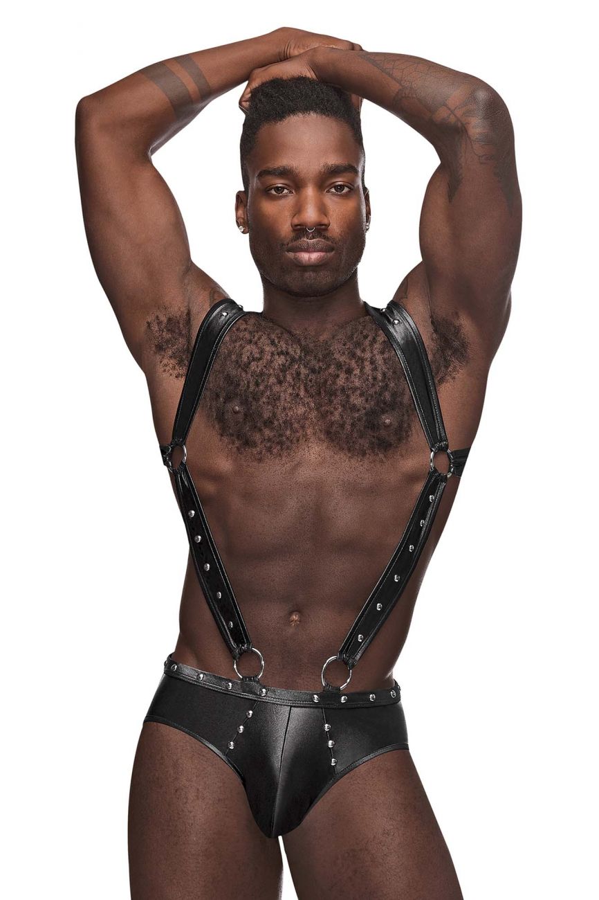 Male Power Fetish Uranus Jockstrap - Black