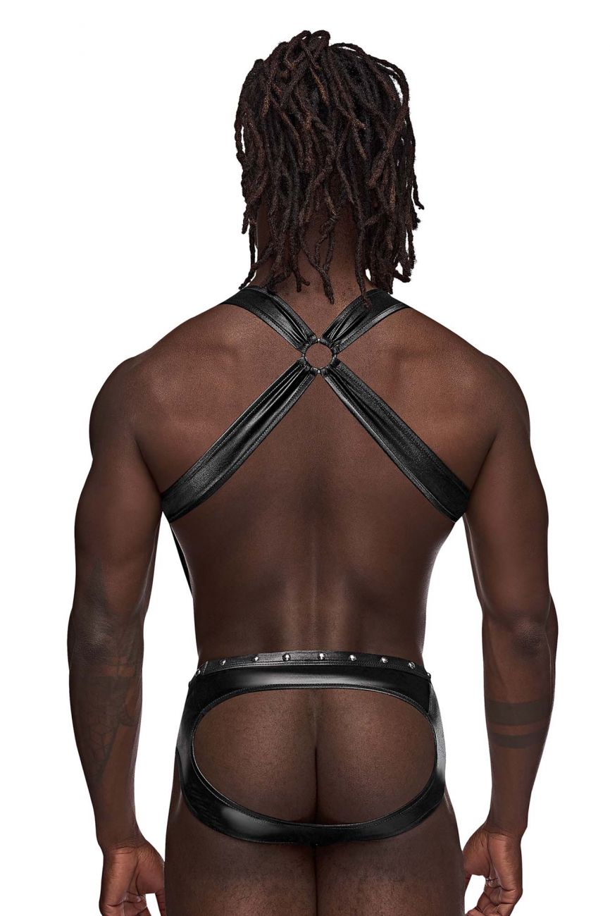 Male Power Fetish Uranus Jockstrap - Black