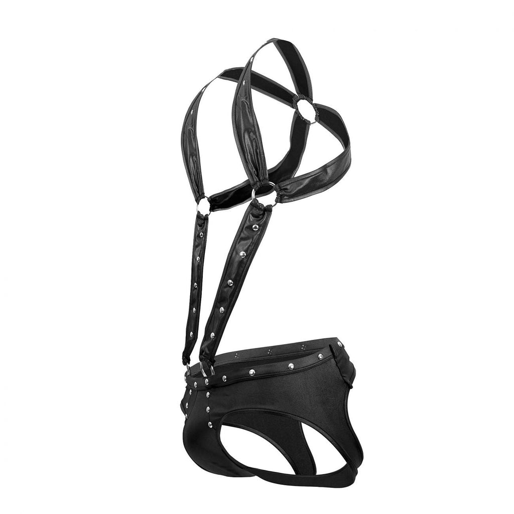 Male Power Fetish Uranus Jockstrap - Black