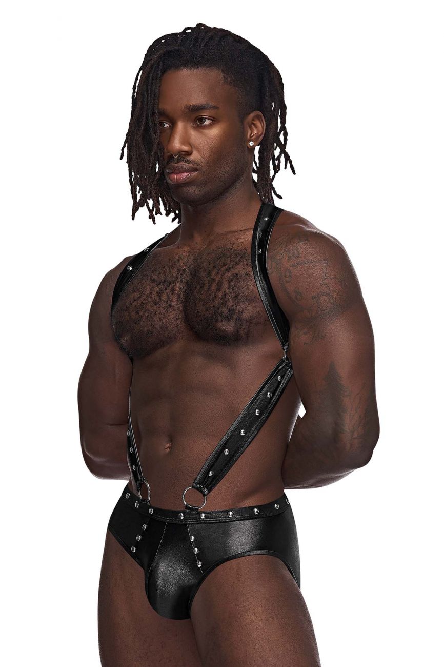 Male Power Fetish Uranus Jockstrap - Black
