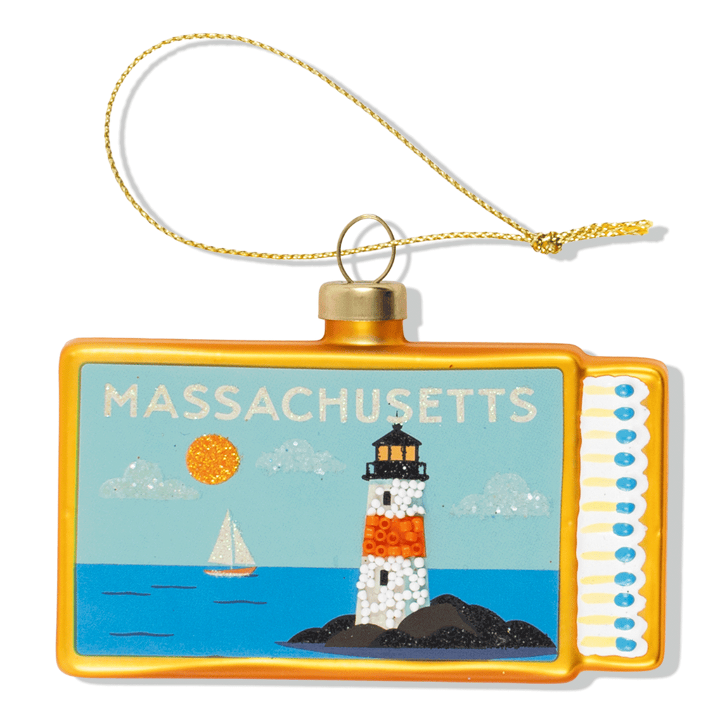 Massachusetts Matchbook Ornament