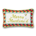 Merry Tini'd Needlepoint Pillow