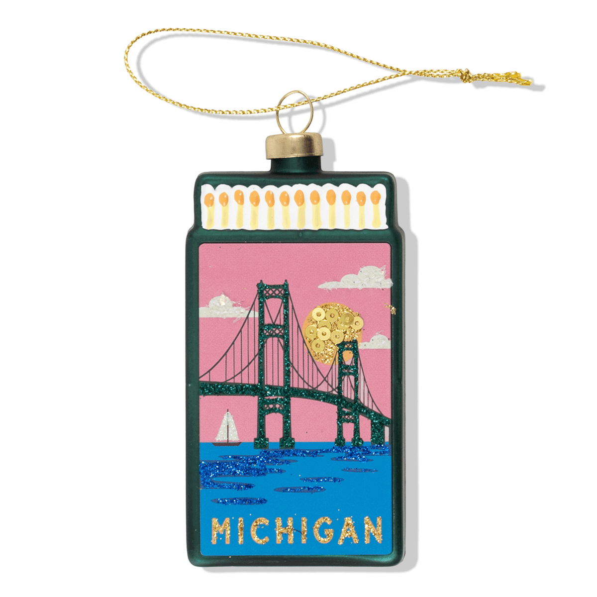 Michigan Matchbook Ornament